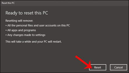 Thiết lập trạng thái mặc định Windows 10