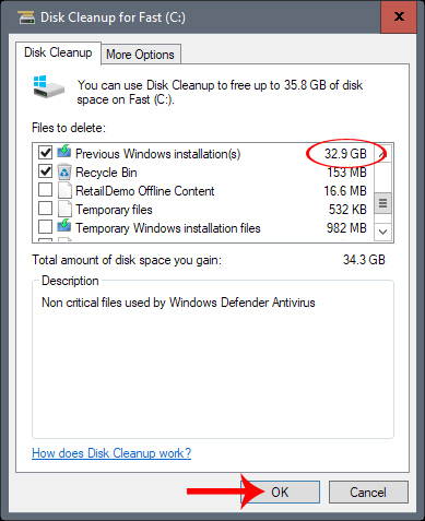 Xóa dữ liệu còn thừa 