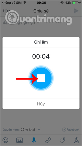 Đăng cảm xúc Zalo bằng âm thanh 