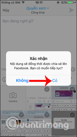 Kết nối Zalo với Facebook