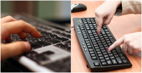 “Mổ cò” 2 ngón và gõ 10 ngón không cần nhìn bàn phím