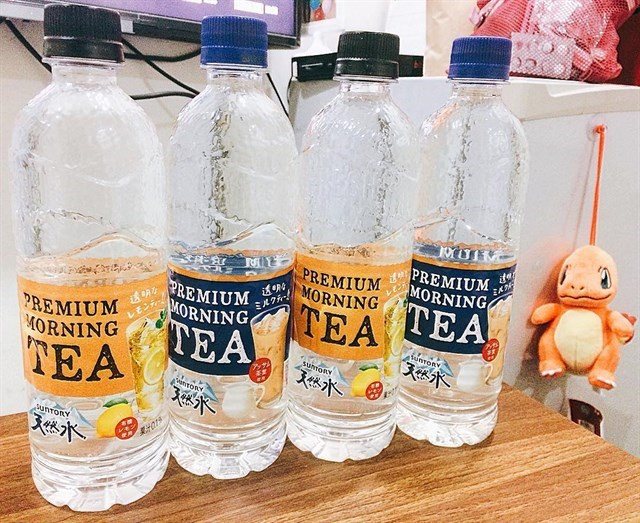 Nước lọc vị trà sữa món ăn Nhật Bản 