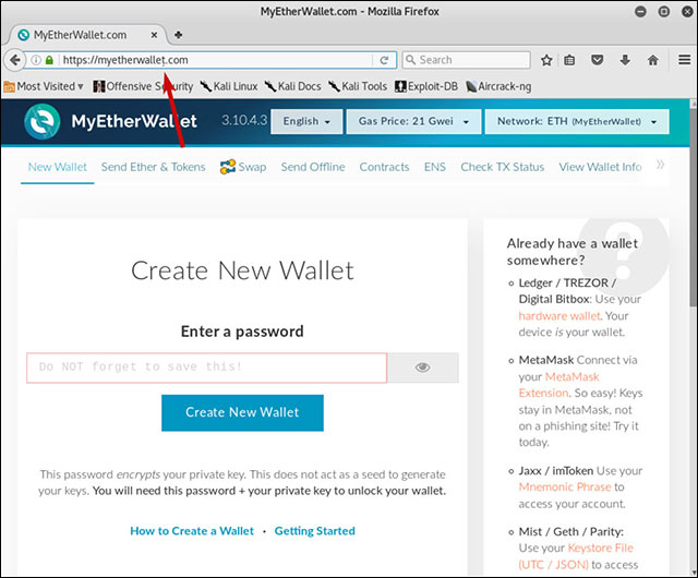 Địa chỉ website trông như thật chỉ khác một dấu phẩy nhỏ