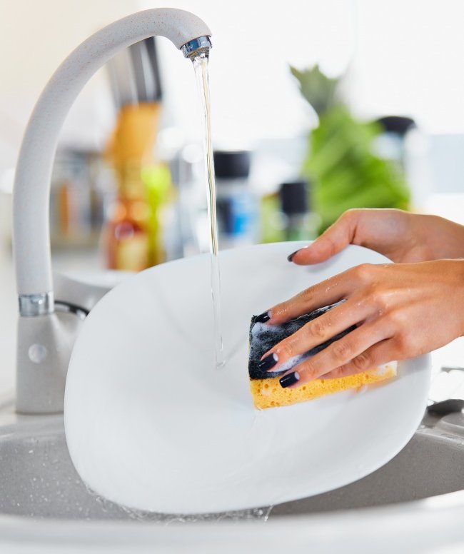 Miếng rửa bát bằng bọt biển