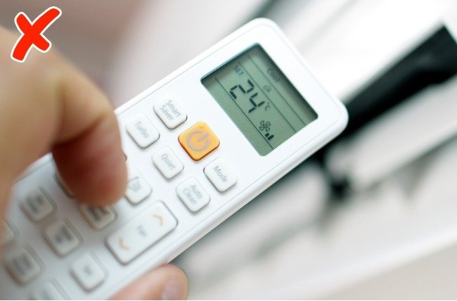 Sử dụng điều hòa sai cách