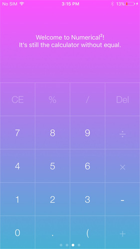 Ứng dụng máy tính Numerical2