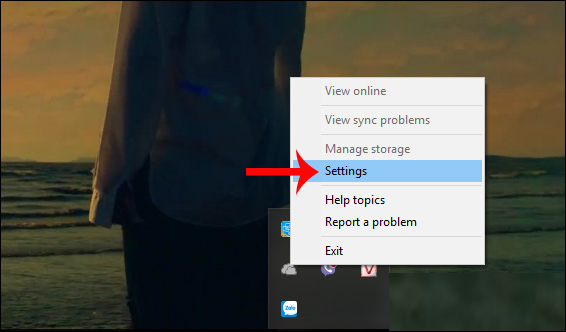 Nhấn chọn Settings 