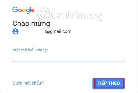 Mật khẩu Google Drive