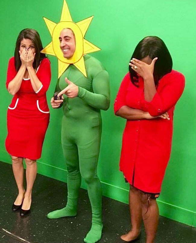 Trang phục dự báo thời tiết trong ngày Halloween