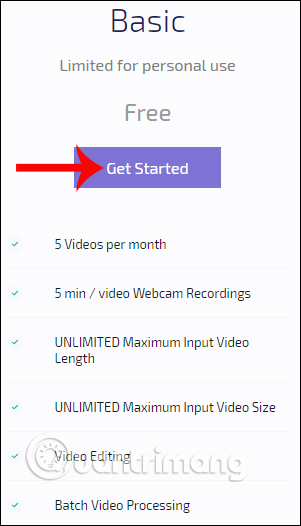 Sử dụng Clipchamp miễn phí