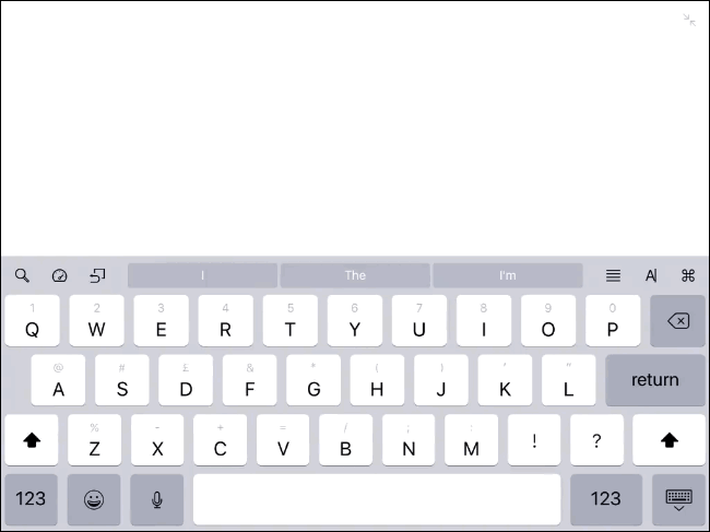 Cách gõ ký tự thông thường trên iPad