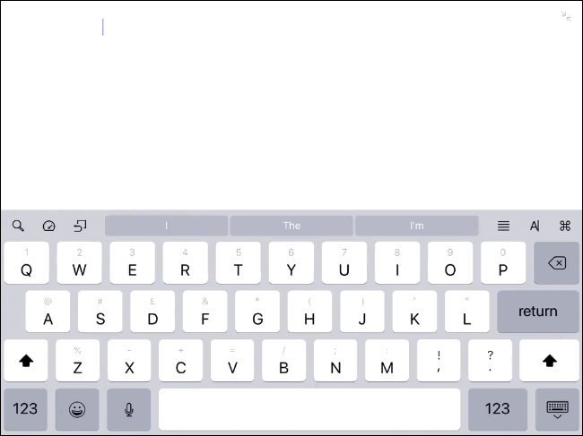 Các gõ ký tự trên iPad trong iOS 11