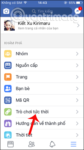 Trò chơi trên Facebook
