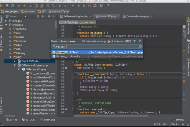 Giao diện PHP Designer