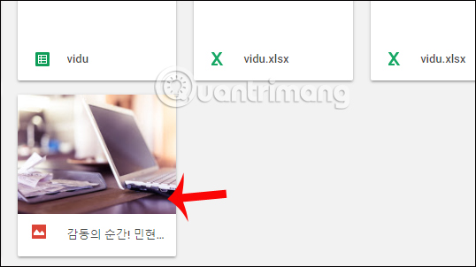 Ẩn file gốc trên Google Drive