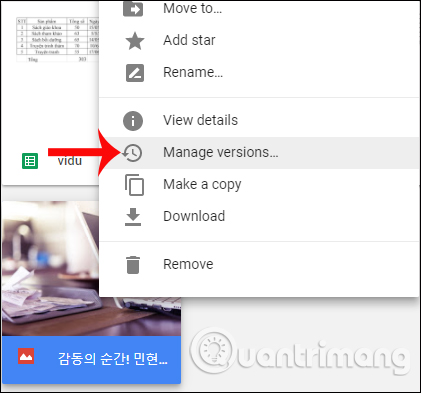 Quản lý file gốc