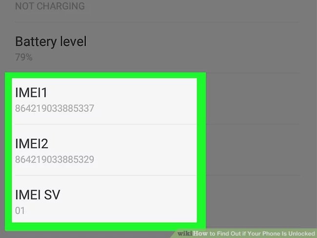 Nhập số IMEI vào dịch vụ kiểm tra IMEI