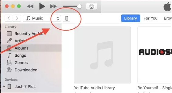 Kết nối thiết bị với iTunes