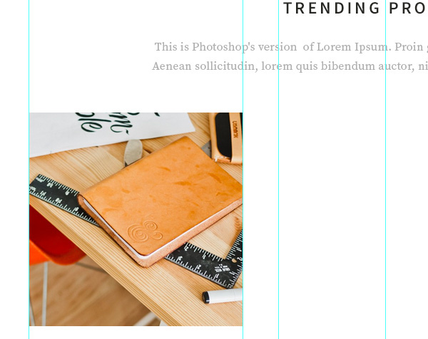 Tạo hình chữ nhật và kéo hình ảnh sản phẩm vào Photoshop