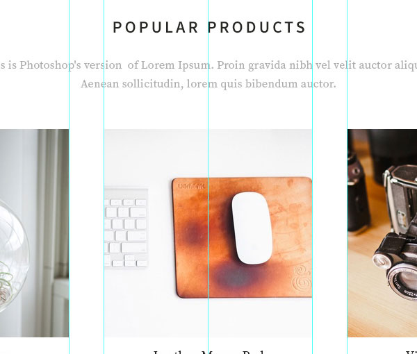 Tạo phần giới thiệu sản phầm thông dụng