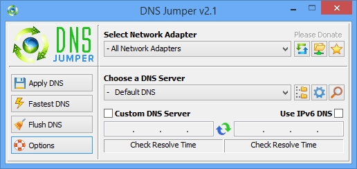 DNS Jumper ẩn địa chỉ IP