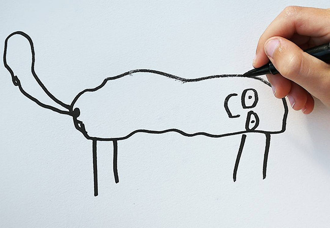 Thích vẽ nguệch ngoạc trên giấy