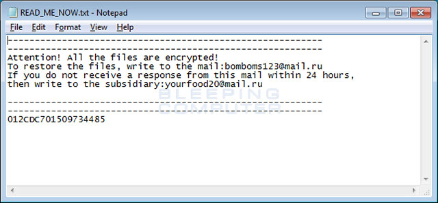 Thông báo tống tiền của GIBON
