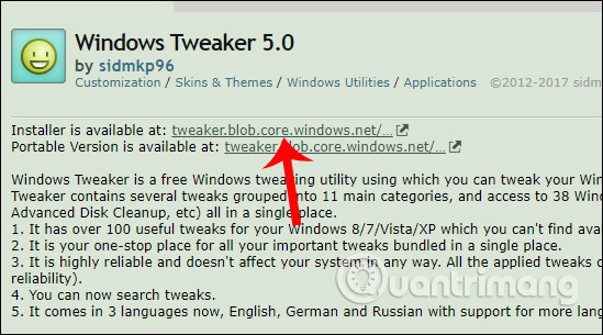 Tải công cụ Windows Tweaker 5