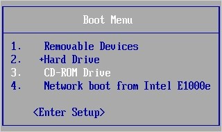 Menu Boot