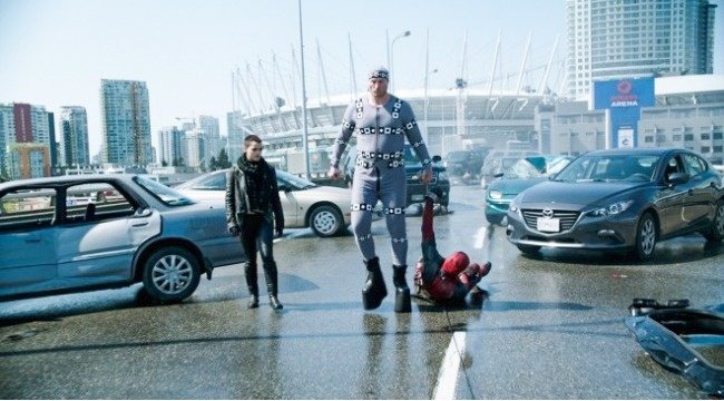 Deadpool lúc quay
