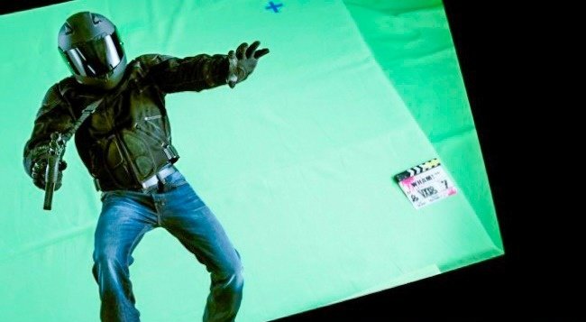 Deadpool cảnh bắn lúc quay