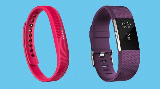 Fitbit Flex 2 và Fitbit Charge 2- vòng tay sức khỏe thời trang.