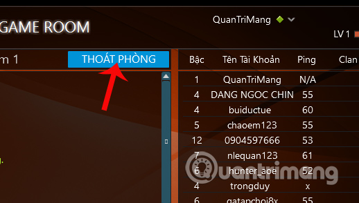 Thoát phòng chơi game AOE