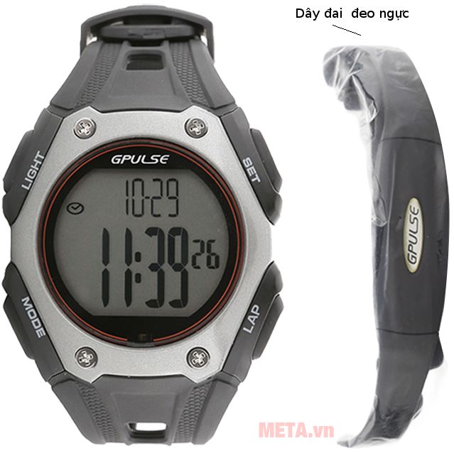 Tập luyện có kiểm soát cùng đồng hồ đeo tay đo nhịp tim HRM-M10