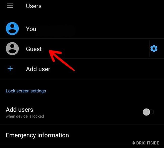 Chế độ khách mời trên Android (Android guest mode)