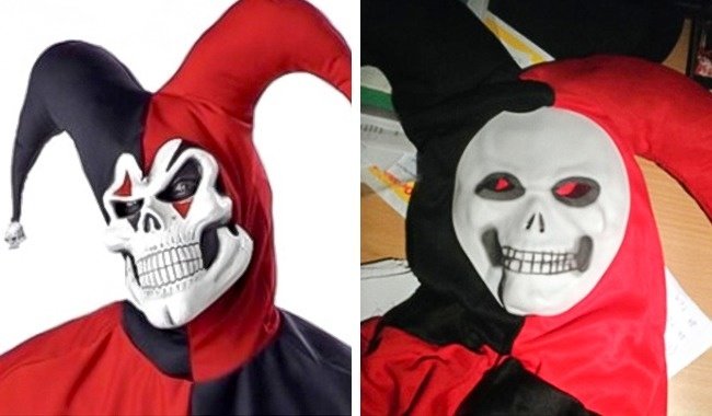 Mặt nạ ma quỷ hay mặt nạ hài vậy?