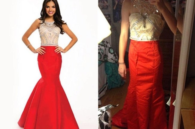 Cũng là váy đuôi cá đấy chứ!