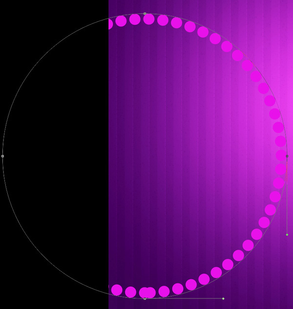 Sử dụng công cụ Ellipse Tool vẽ vòng tròn lớp