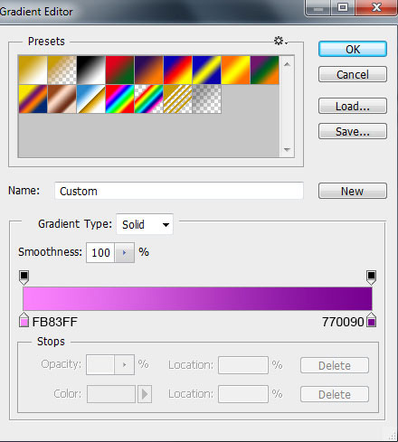 Thiết lập điểm dùng màu cho tài liệu mới