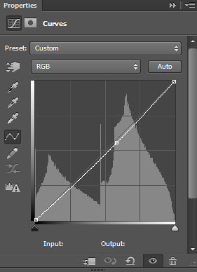Thay đổi Curves để chỉnh sửa màu