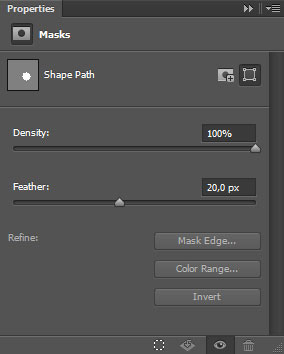 Cửa sổ Mask Panel