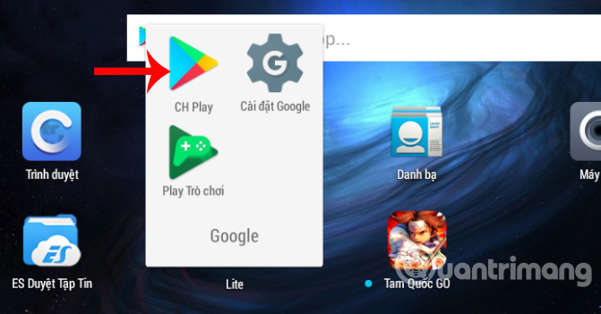 Đăng nhập CH Play