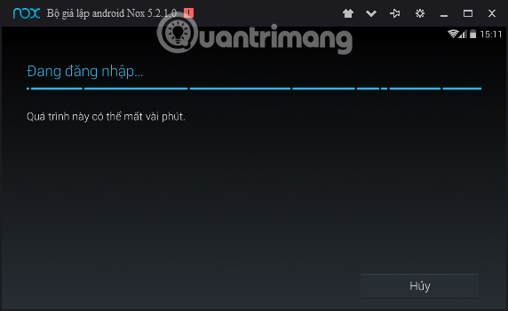 Quá trình đăng nhập Google