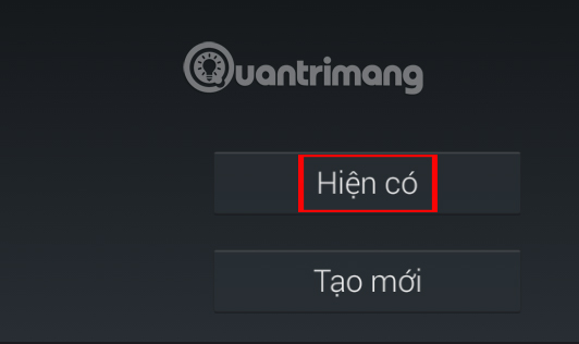 Nhập tài khoản Google