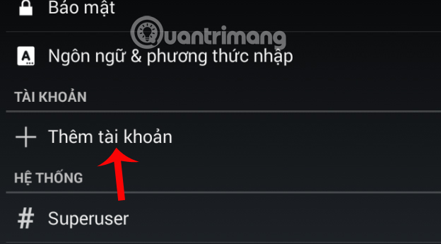 Tài khoản cho NoxPlayer