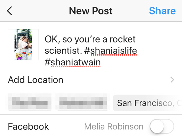 Ghi tên bài hát và ghi chú trong bài đăng