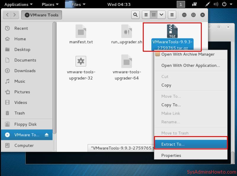 Cài đặt VMware Tools trên Kali Linux bước 8
