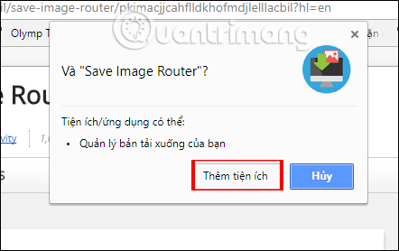 Thêm tiện ích vào Chrome