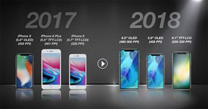 Apple sẽ có 3 điện thoại mới vào 2018, trong đó có 1 iPhone siêu to