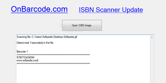  Phần mềm quét mã vạch OnBarcode Free Barcode Scanner & Reader Software